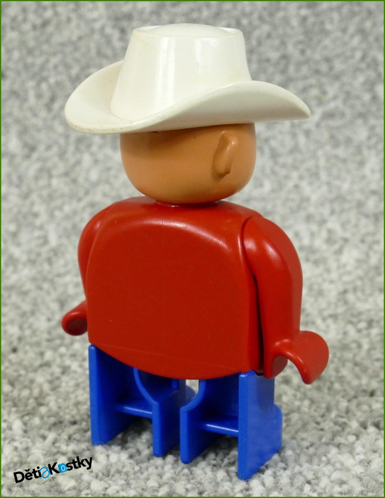 Lego® Duplo® Figurka Kovboj s Bílým Kloboukem