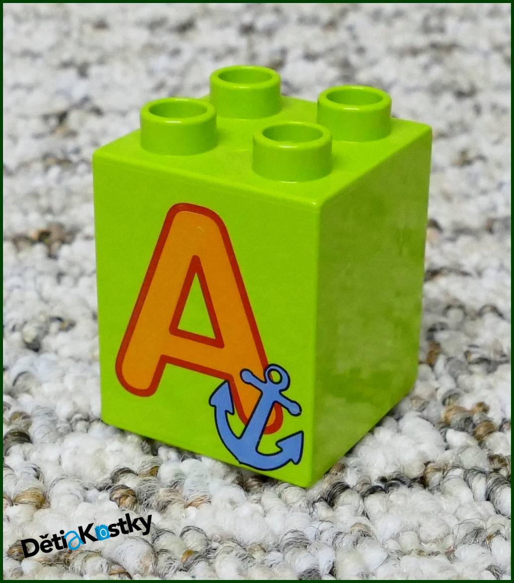 Lego® Duplo® Kostka 2x2x2 - Písmeno A
