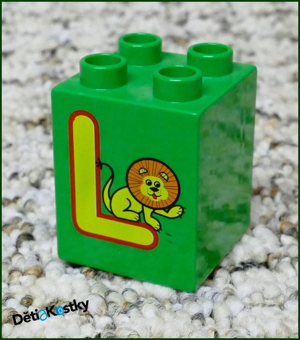 Lego® Duplo® Kostka 2x2x2 - Písmeno L