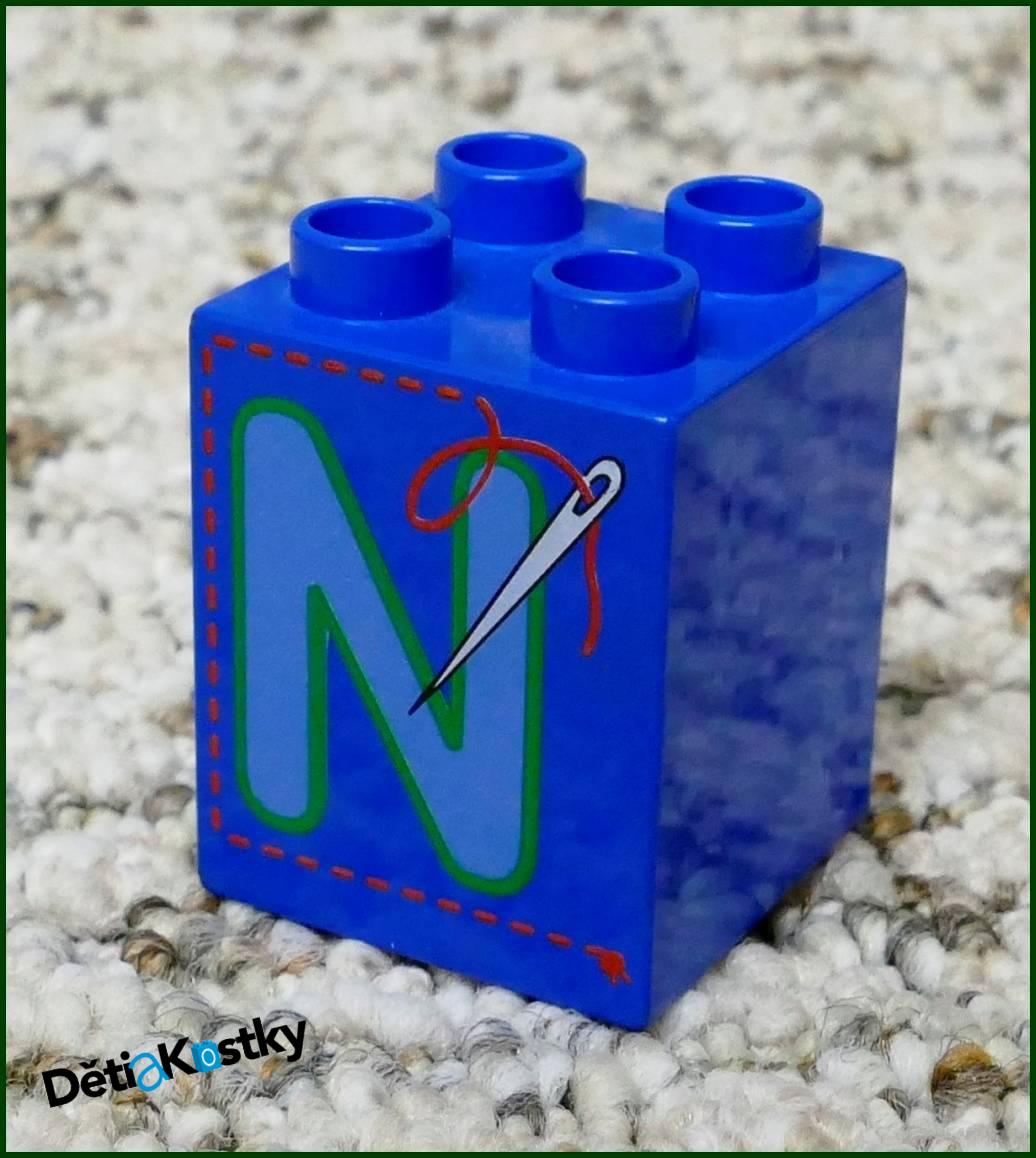 Lego® Duplo® Kostka 2x2x2 - Písmeno N