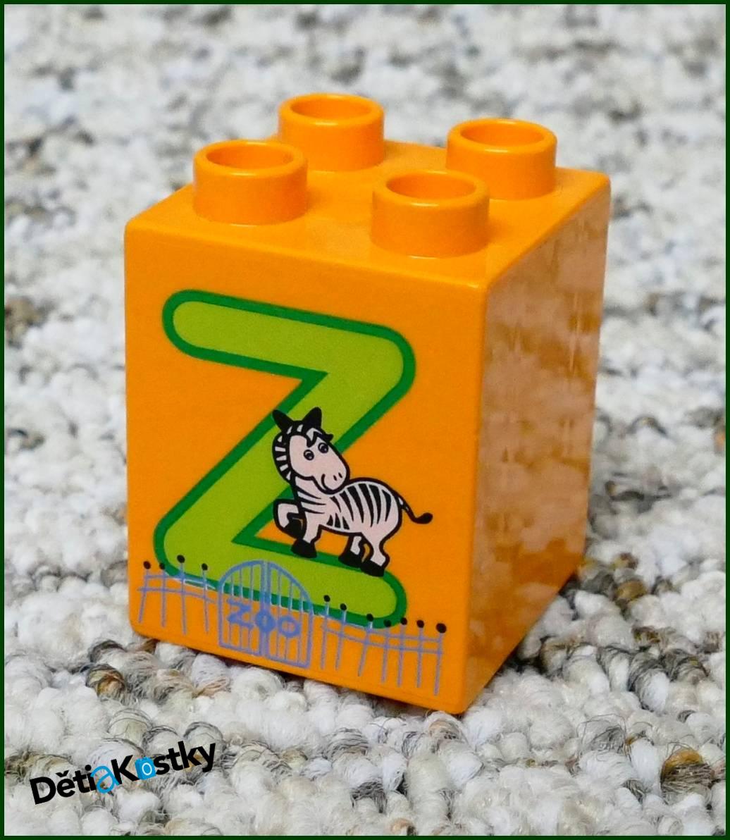 Lego® Duplo® Kostka 2x2x2 - Písmeno Z