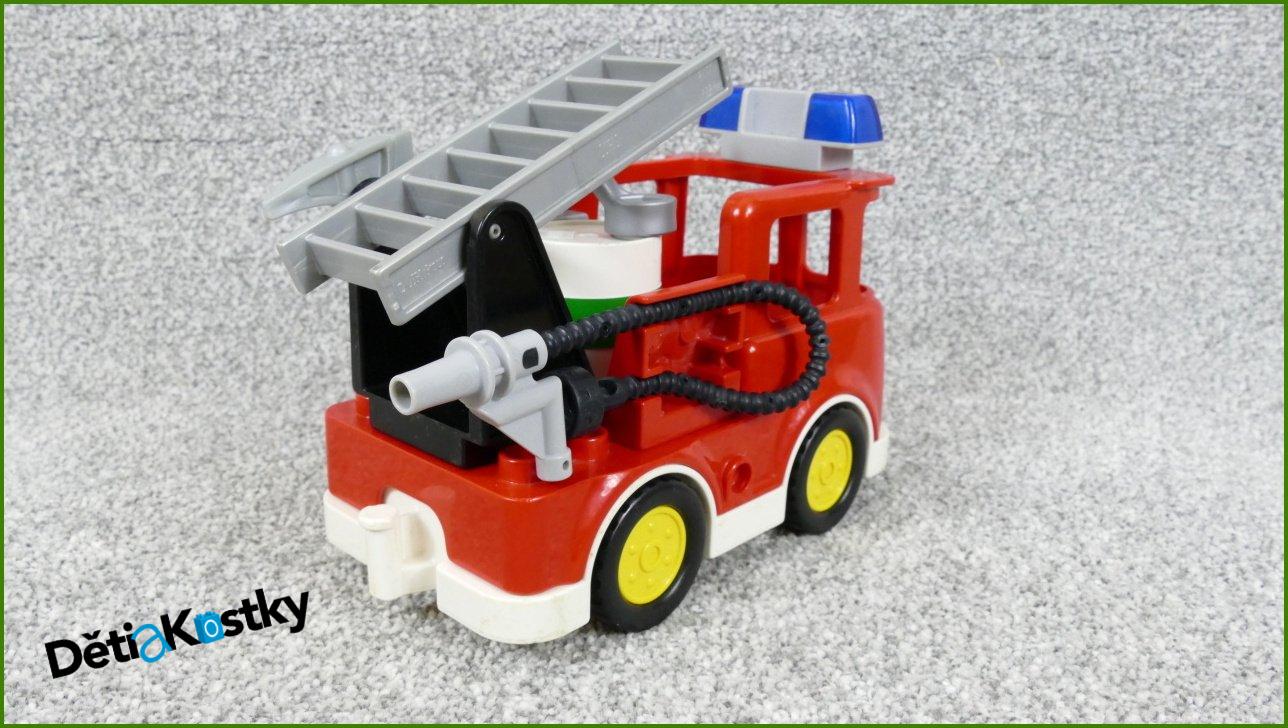 Lego® Duplo® Hasičské Auto se Žebříkem a Příslušenstvím