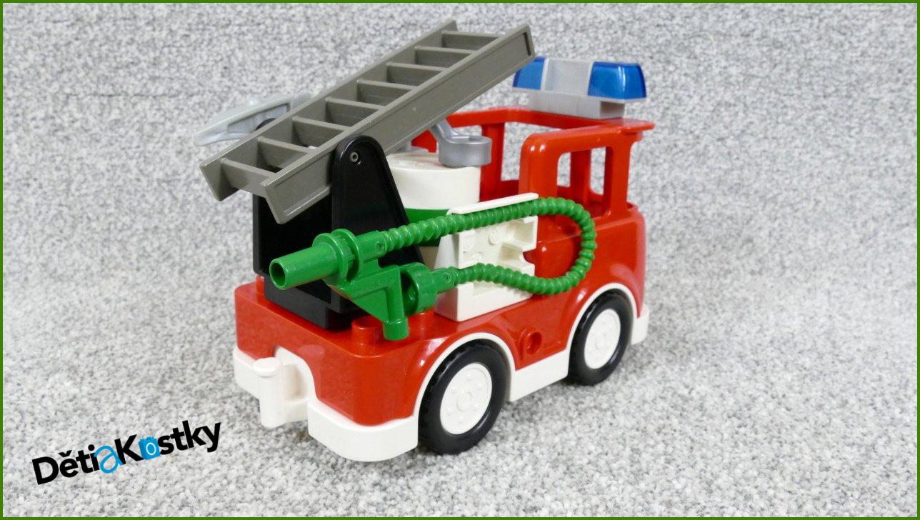 Lego® Duplo® Hasičské Auto se Žebříkem a Příslušenstvím
