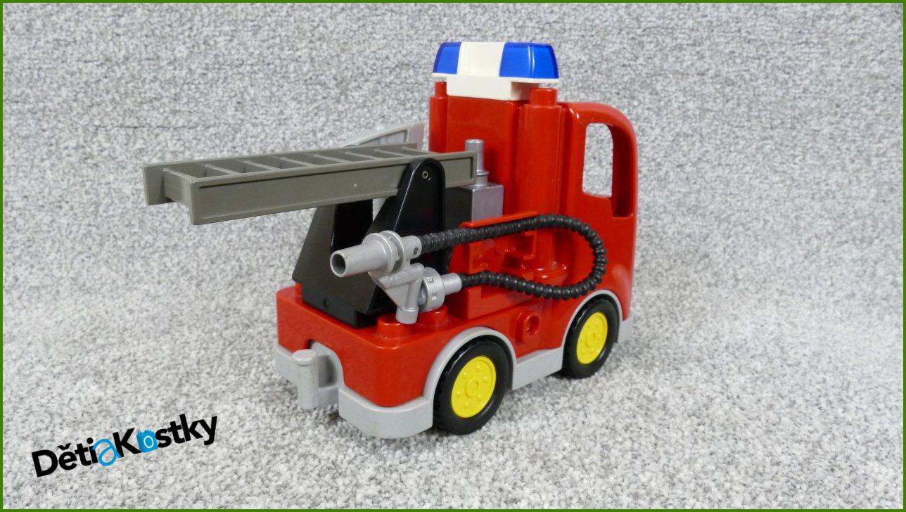 Lego® Duplo® Hasičské Auto se Žebříkem a Příslušenstvím