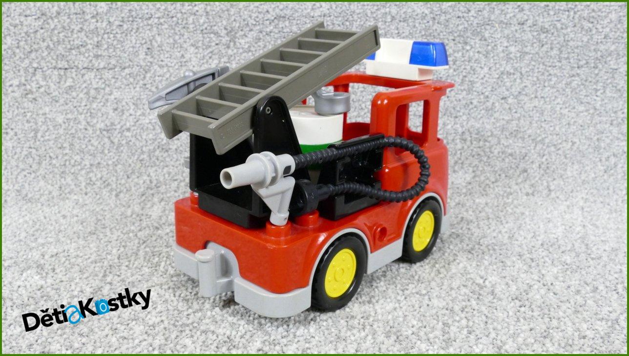 Lego® Duplo® Hasičské Auto se Žebříkem a Příslušenstvím
