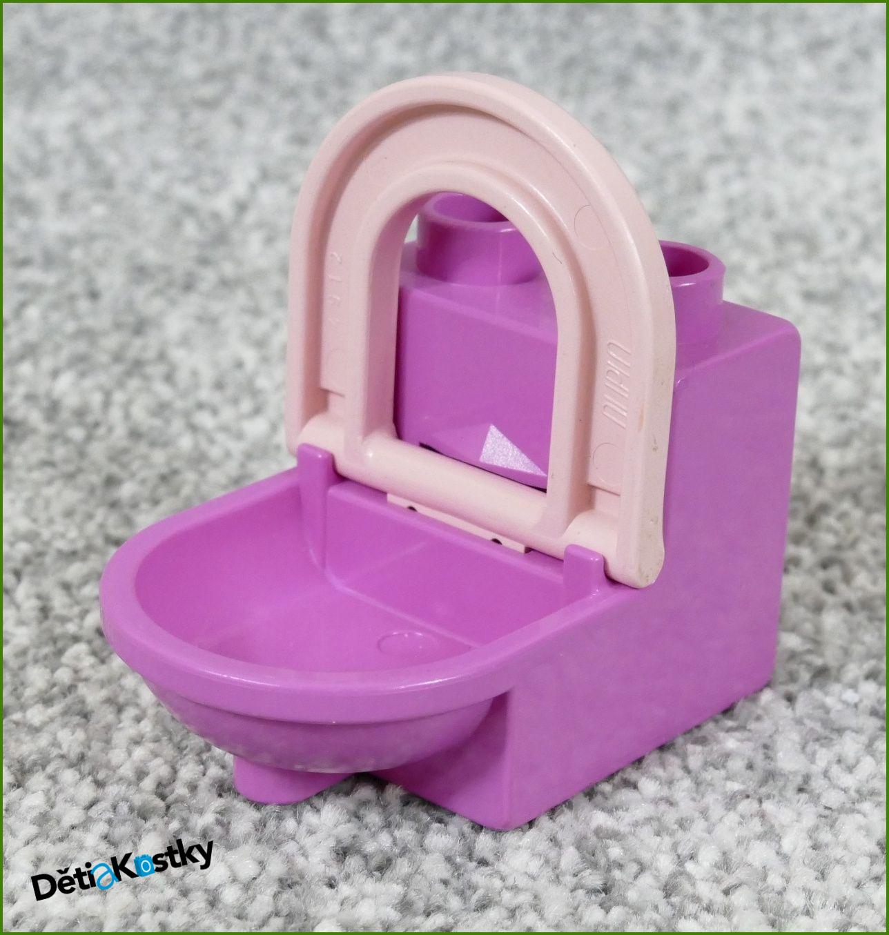 Lego® Duplo® Záchod Růžový (Růžové Prkénko)