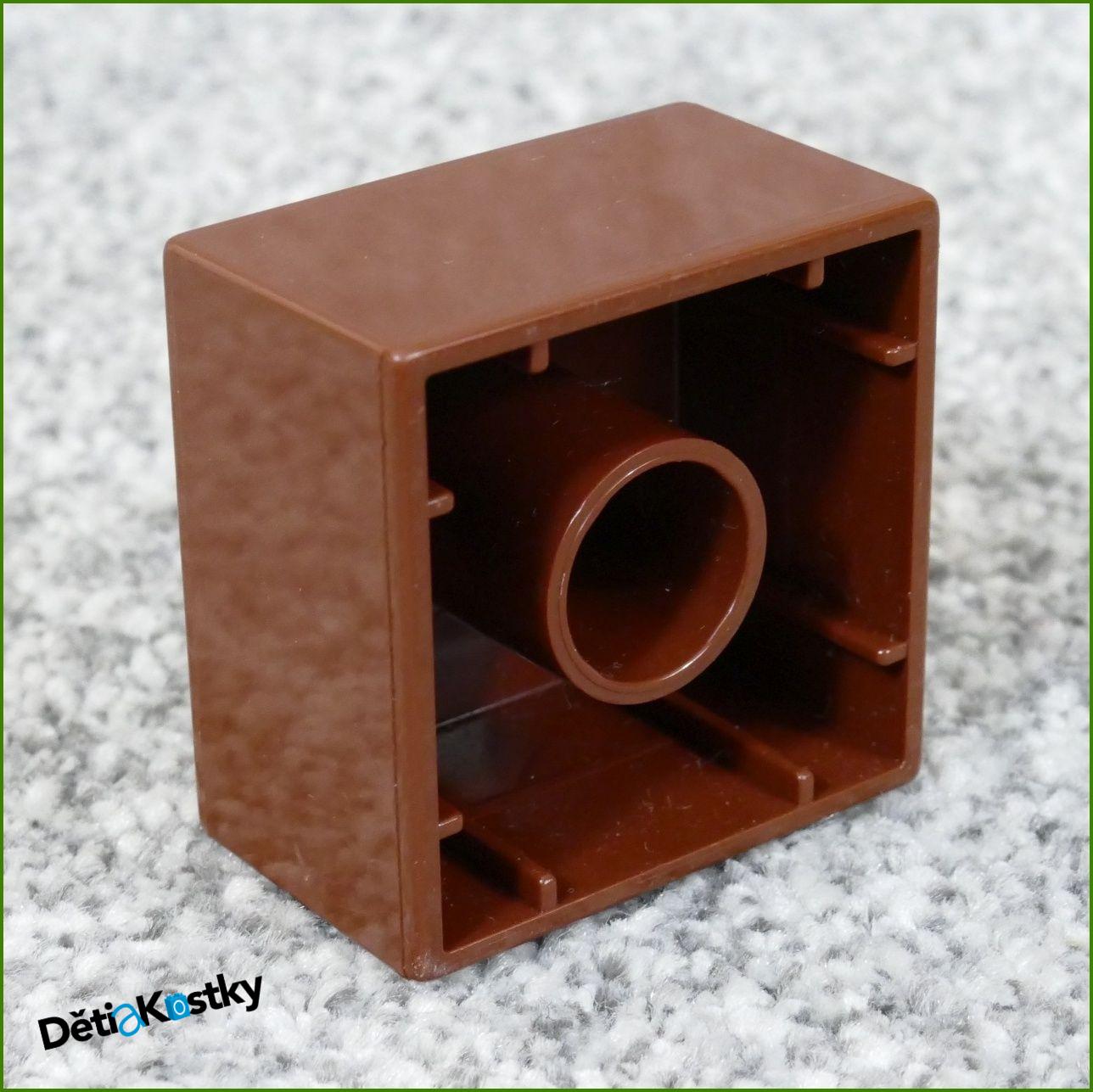 Lego® Duplo® Kostka 2x2 Tmavě Hnědá