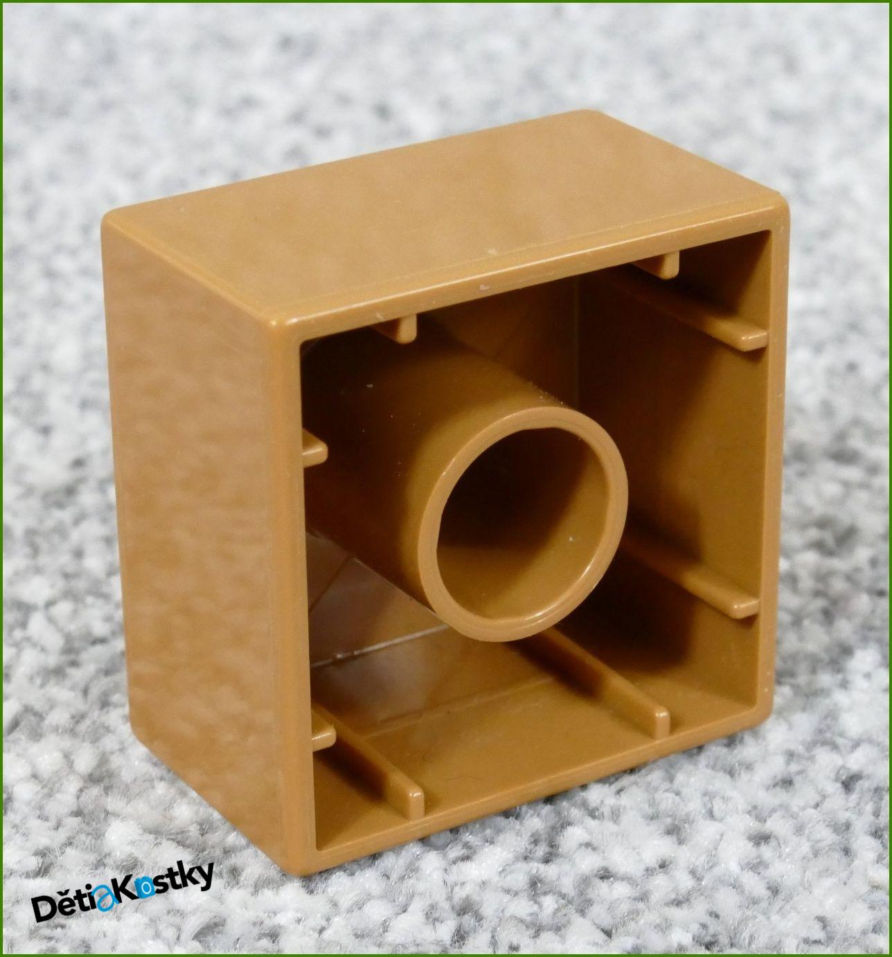 Lego® Duplo® Kostka 2x2 Světlounce Hnědá