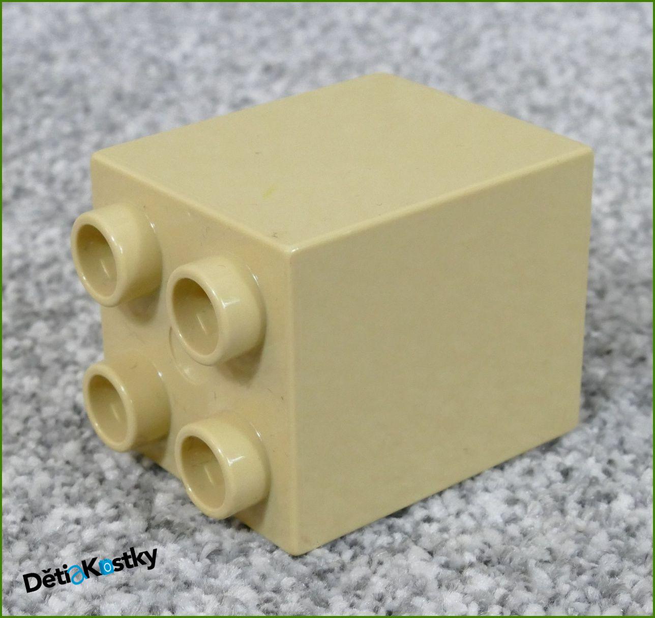 Lego® Duplo® Kostka 2x2x2 Světle Béžová
