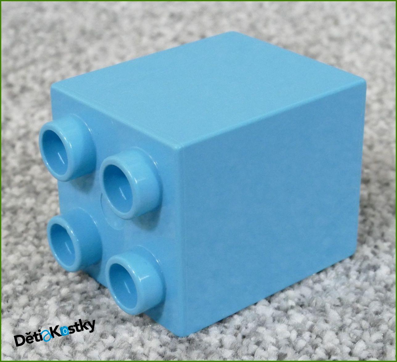 Lego® Duplo® Kostka 2x2x2 Tyrkysová