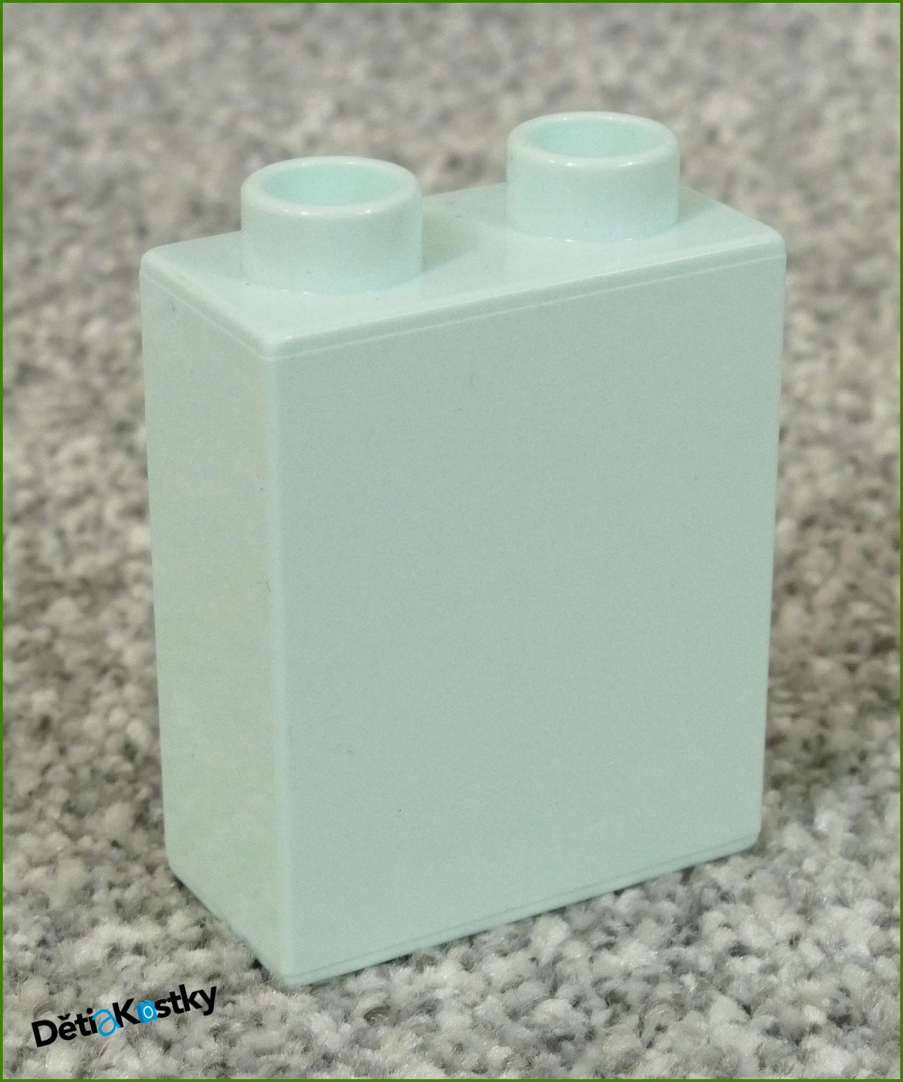 Lego® Duplo® Kostka 1x2x2 Bledě Mentolová