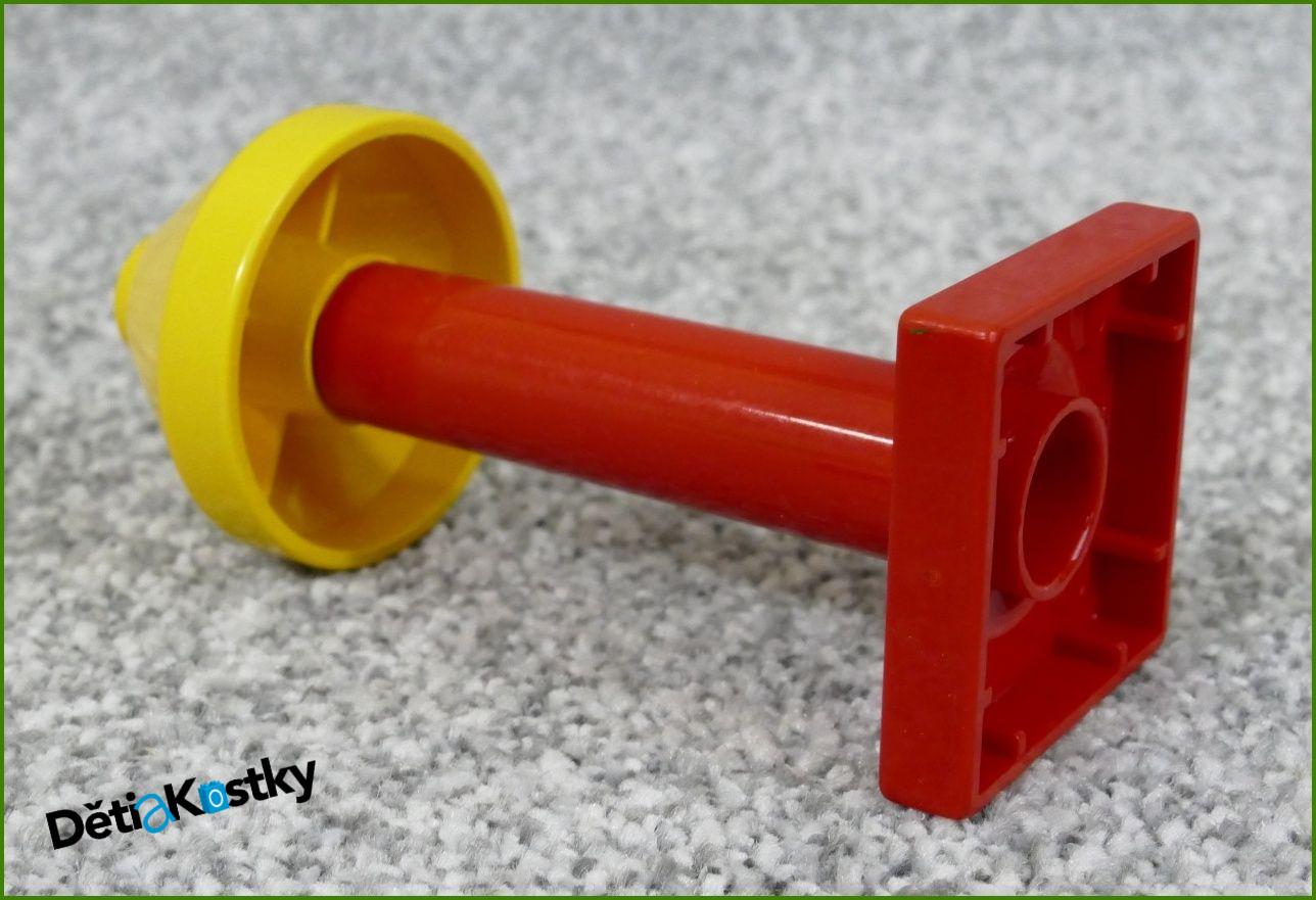 Lego® Duplo® Lampička Žlutá Nízká - Červený Podstavec Vysoký