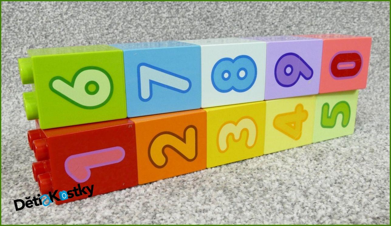 Lego® Duplo® Kostky 2x2x2 - Sada Čísel (S Nulou)