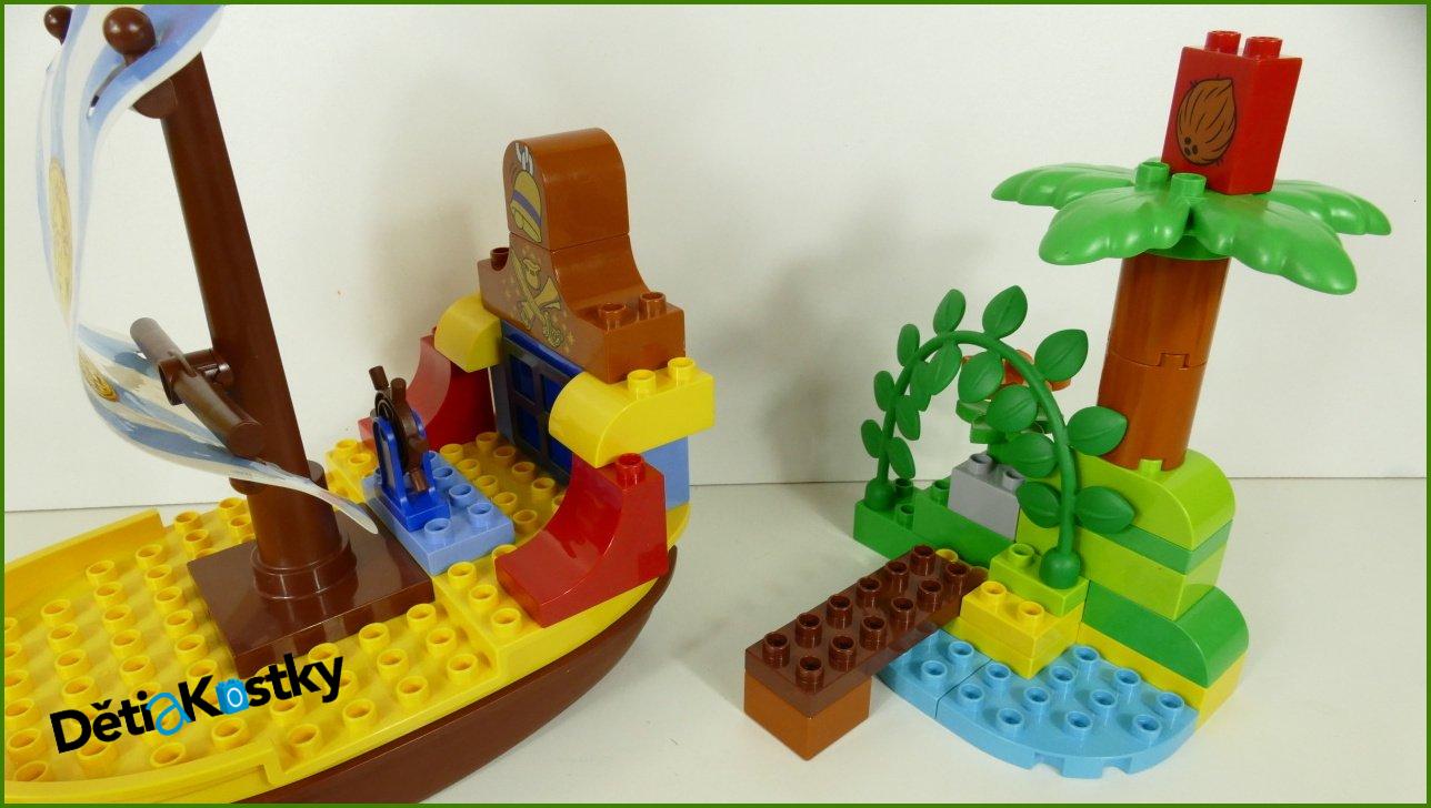 Lego® Duplo® 10514 - Jakeova Pirátská Loď Bucky bez Krabice, Návodu a Děla