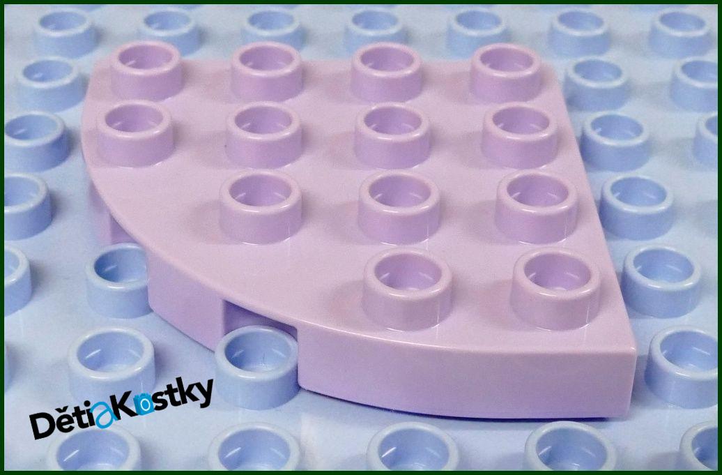 Lego® Duplo® Podložka/Destička 4x4 Kulatá Světle Fialová