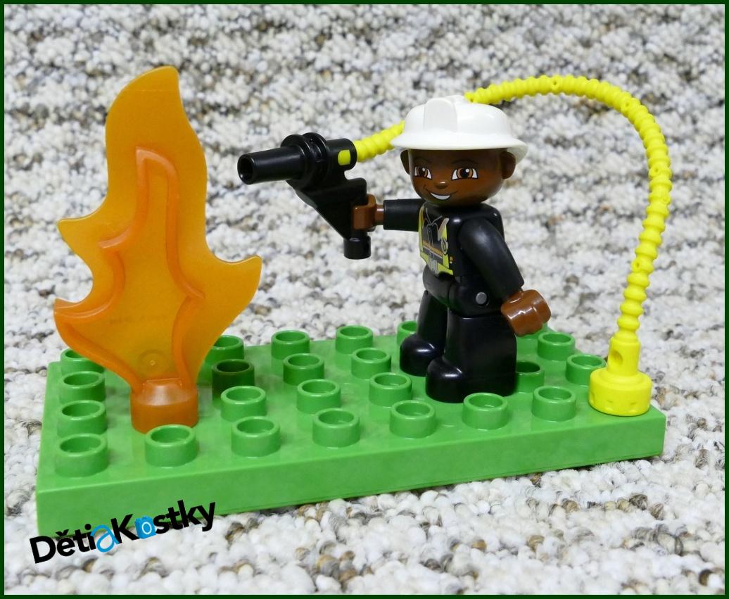 Lego® Duplo® Hasičská Hadice Černo-Žlutá