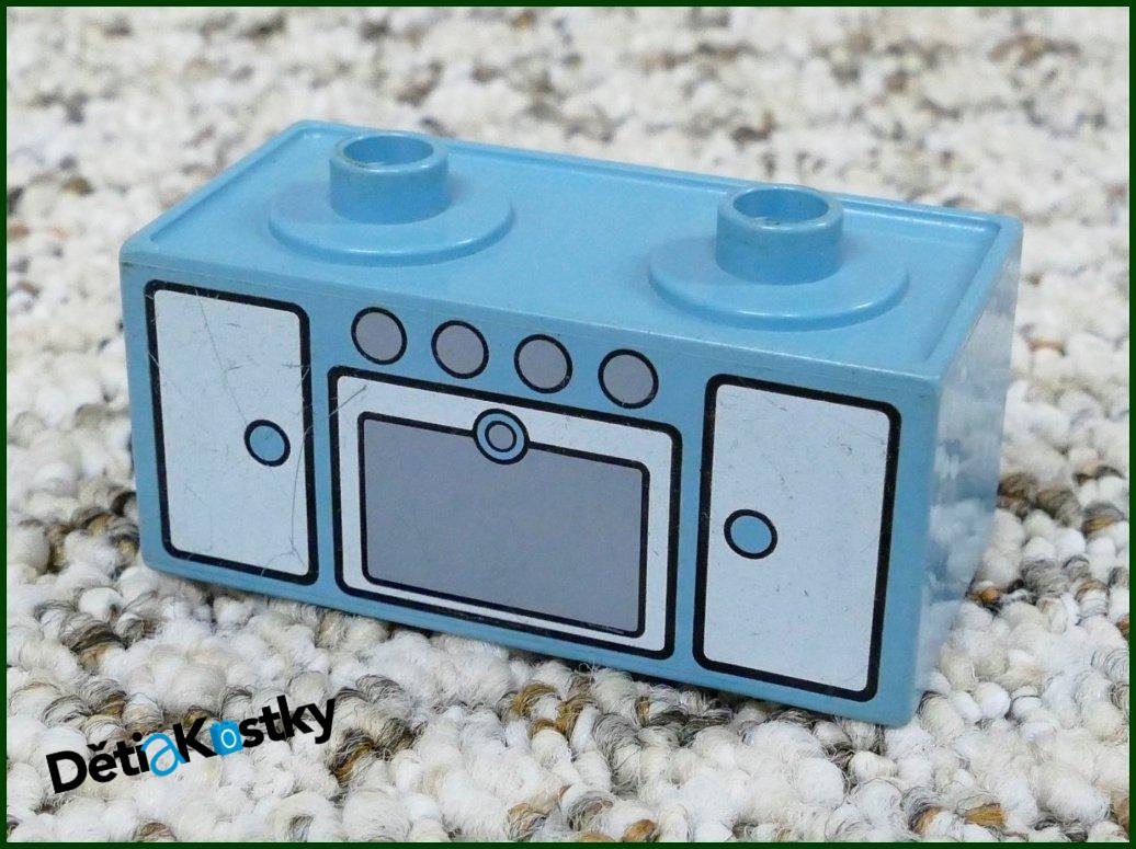 Lego® Duplo® Kuchyňská Linka s Vařičem Světle Modrá
