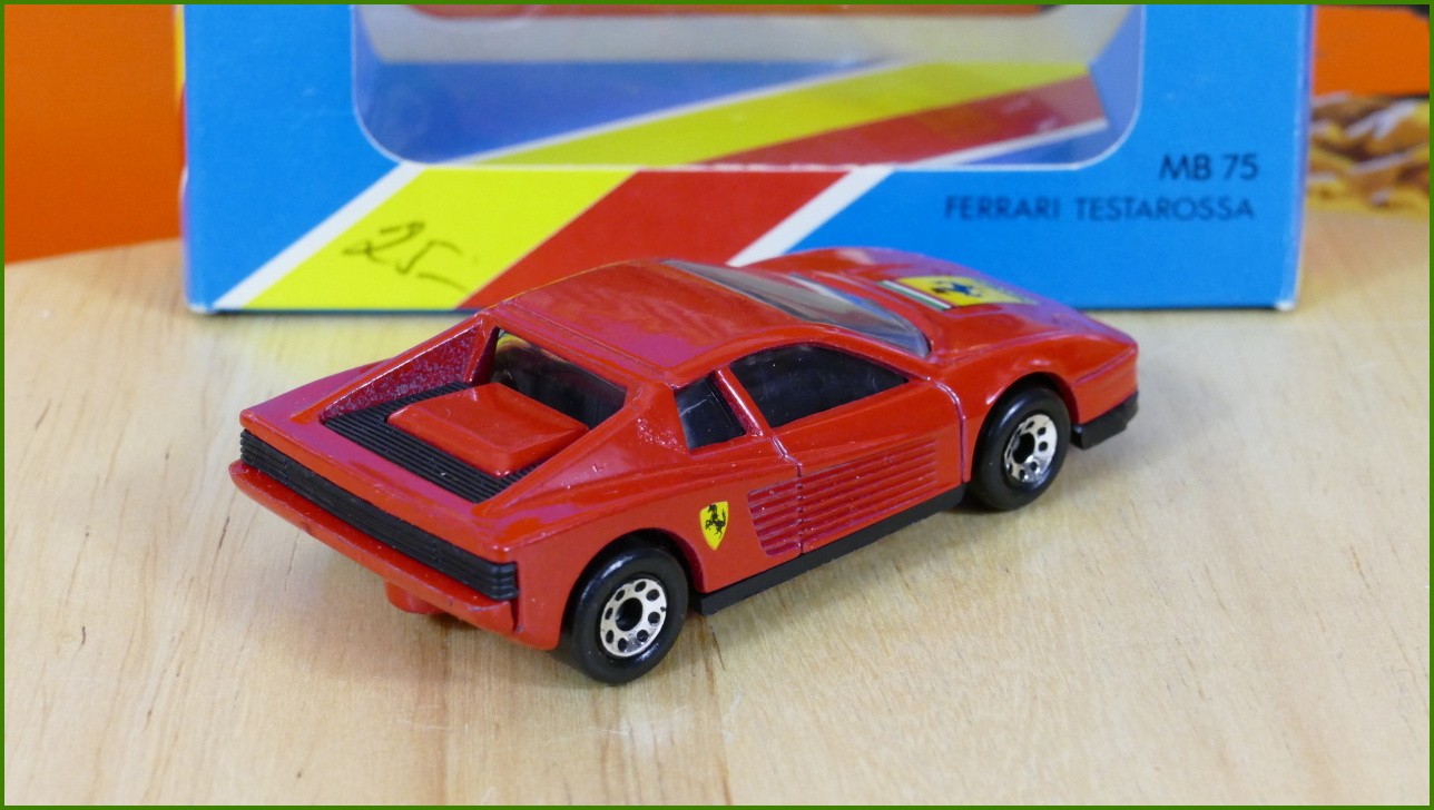 Angličák Autíčko Matchbox MB 75 - Ferrari Testarossa