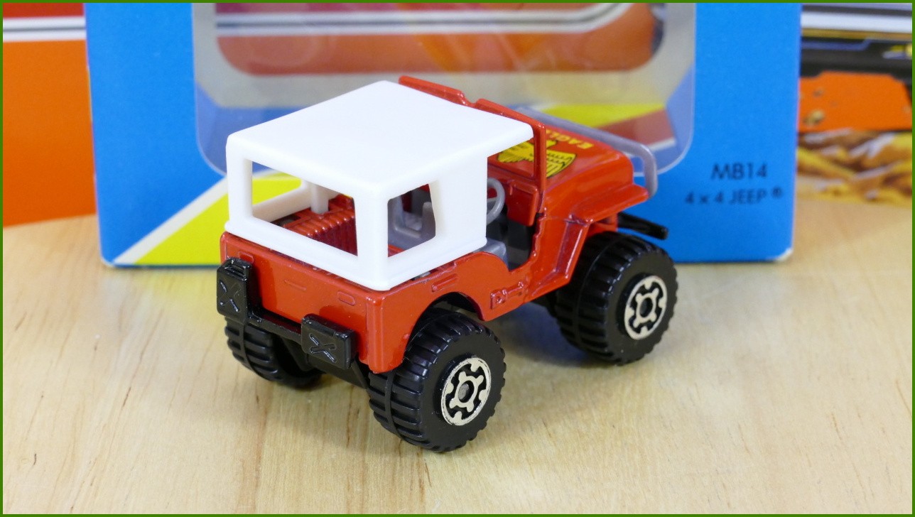 Angličák Autíčko Matchbox MB 14 - 4x4 Jeep