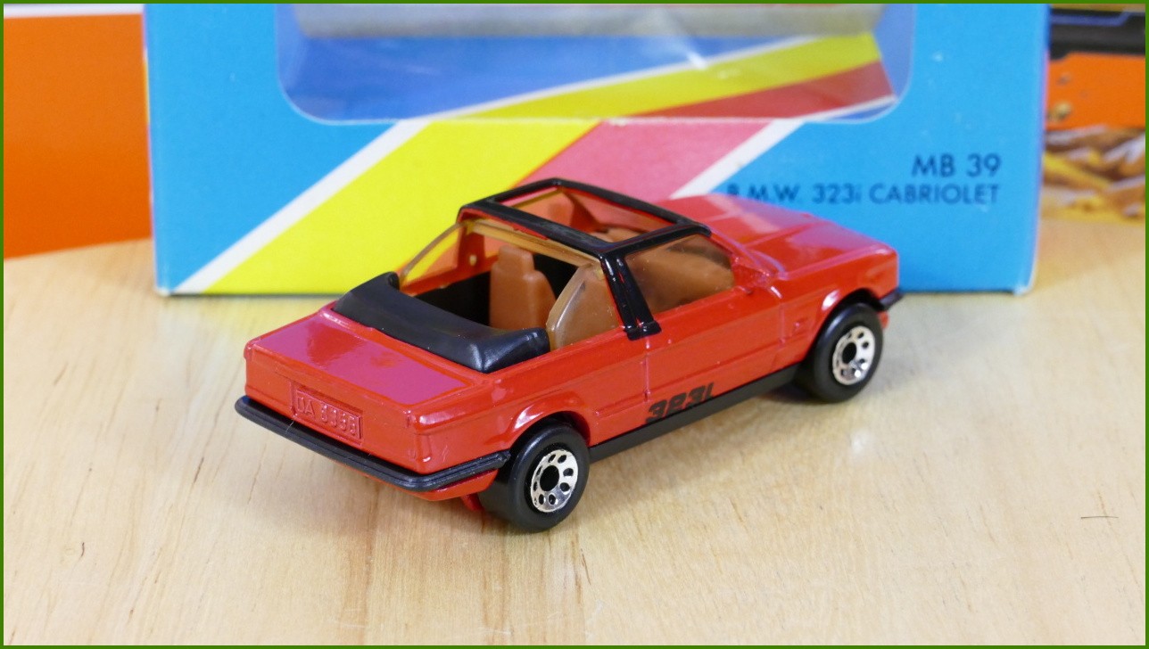 Angličák Autíčko Matchbox MB 39 - B.M.W. 323i Cabriolet