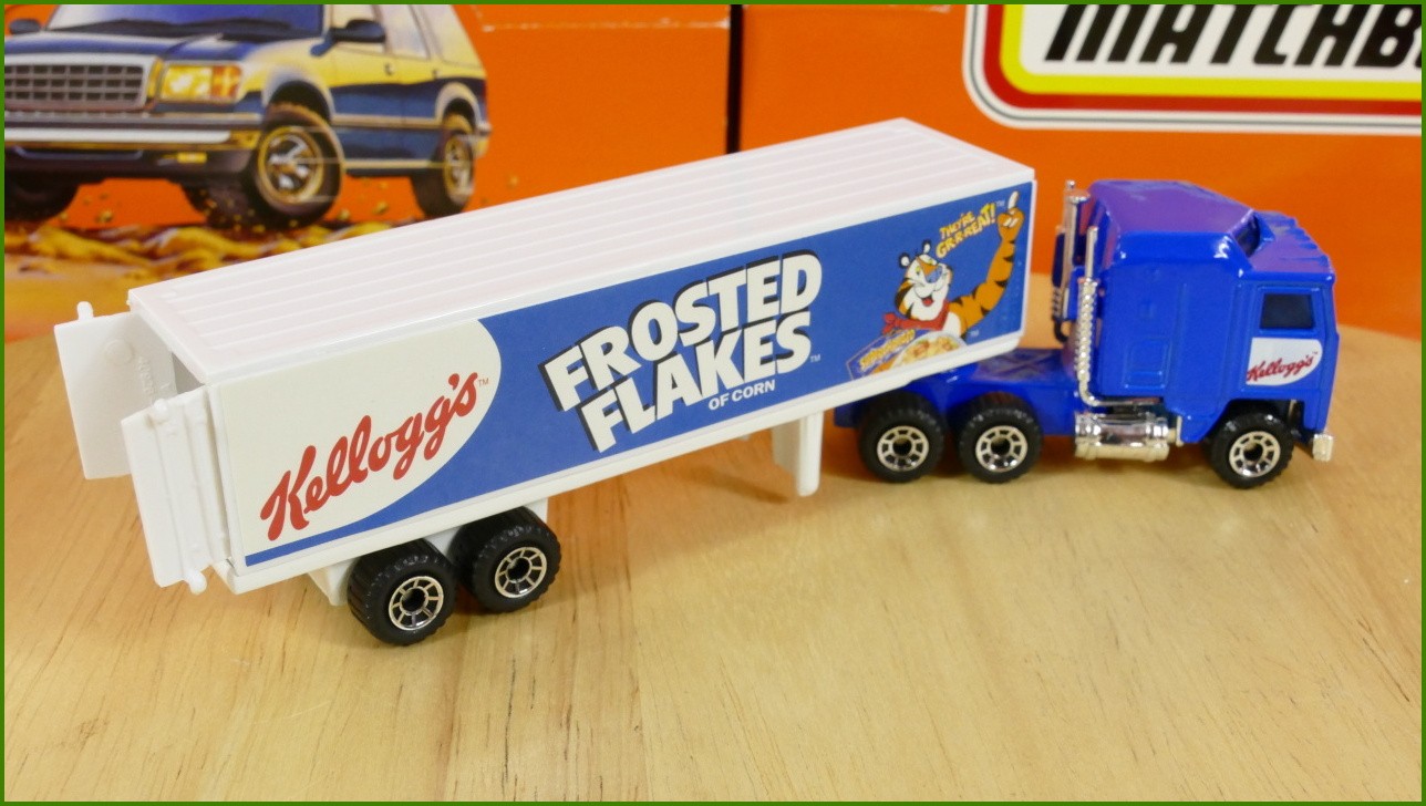 Model Matchbox Convoy Kenworth - Frosted Flakes