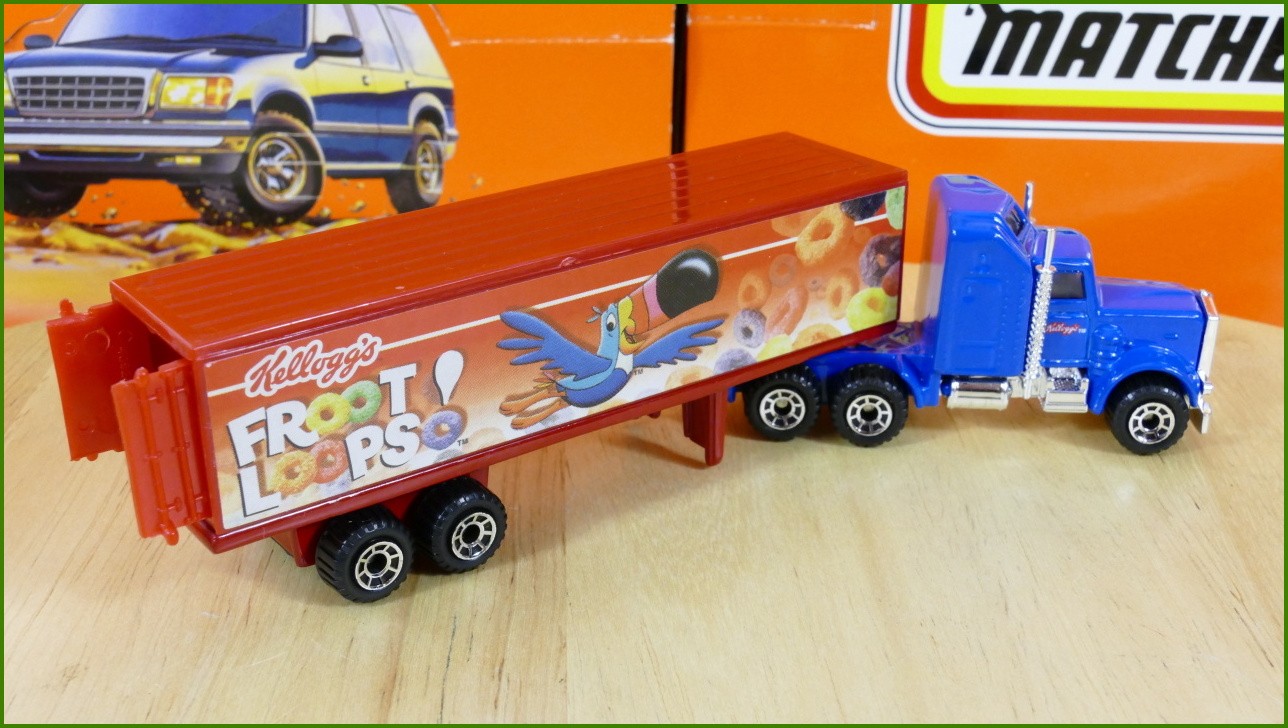 Model Matchbox Convoy Kenworth - Froot Loops Trailer
