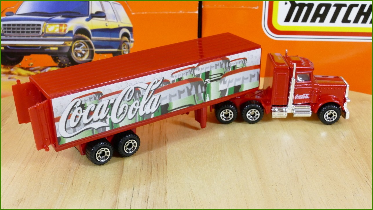 Model Matchbox Convoy Peterbilt - Coca-Cola Trailer