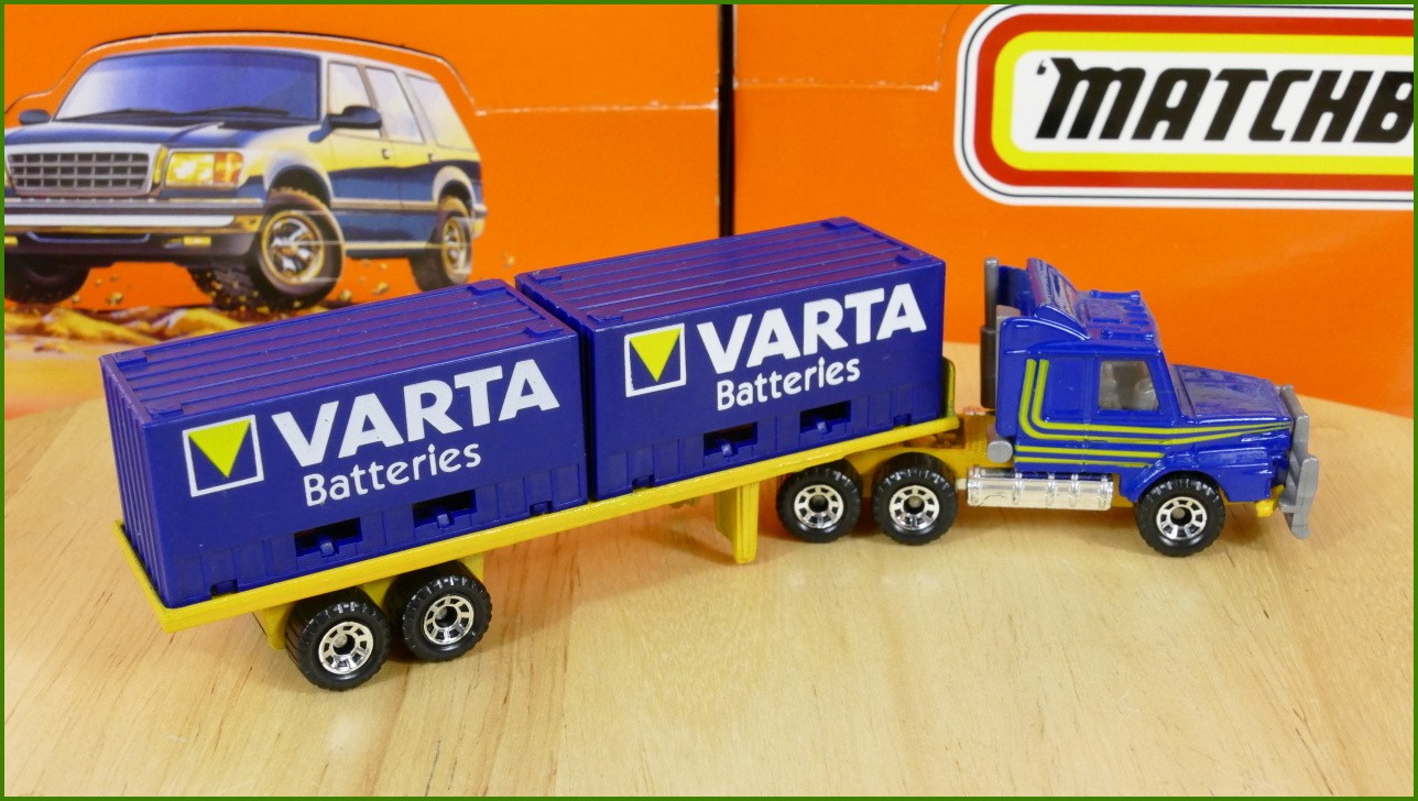 Model Matchbox Convoy CY 18 - Scania - Varta Trailer
