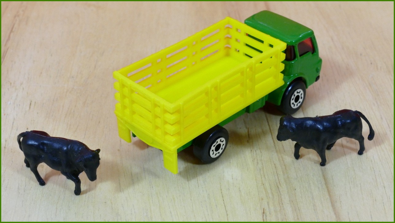 Matchbox Model Autíčka (Made in Thailand) MB-12 - Cattle Truck