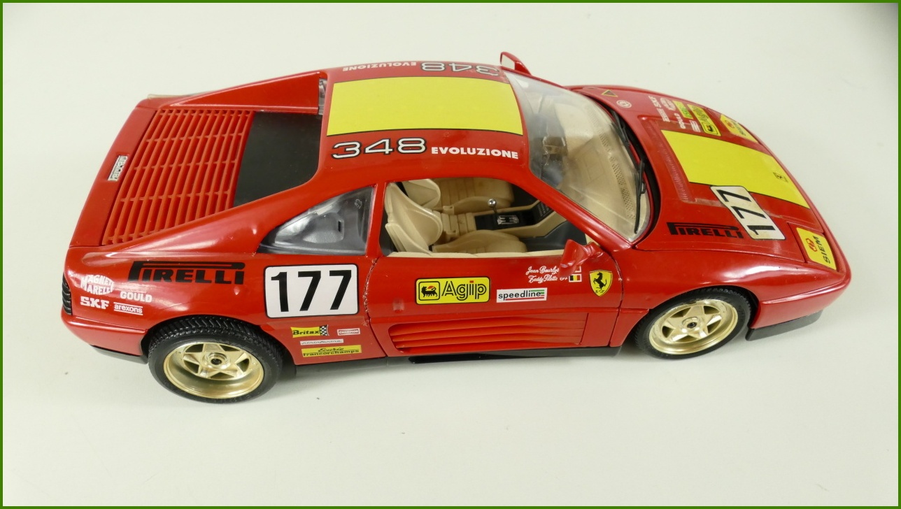 Kovový Model Bburago 1:18 - Ferrari 348 tb Evoluzione (1991) s Krabicí