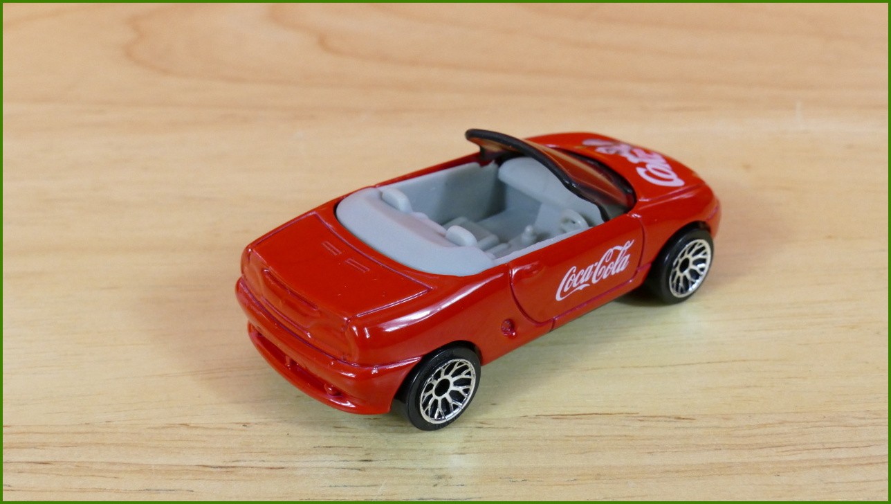 Matchbox Autíčko (Made in China) No.2 - Coca-Cola MGF 1.8i - 50th Anniversary