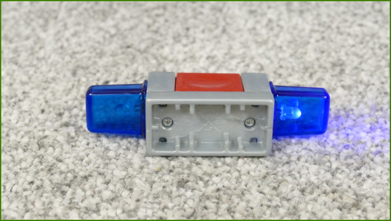 Lego® Duplo® Majáček/Maják  - Houká Bliká - Modro-Šedý (Boční Tlačítko) (Včetně Baterií)