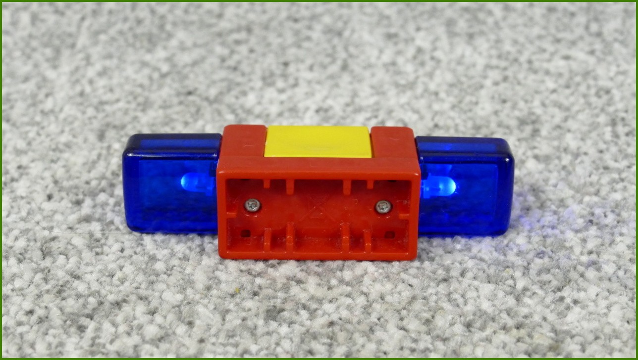 Lego® Duplo® Majáček/Maják - Houká Bliká - Červeno-Žlutý (Boční Tlačítko) (Včetně Baterií)