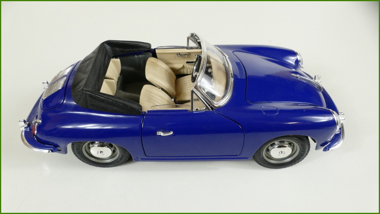 Kovový Model Bburago 1:18 - Porsche 356 B (1961)