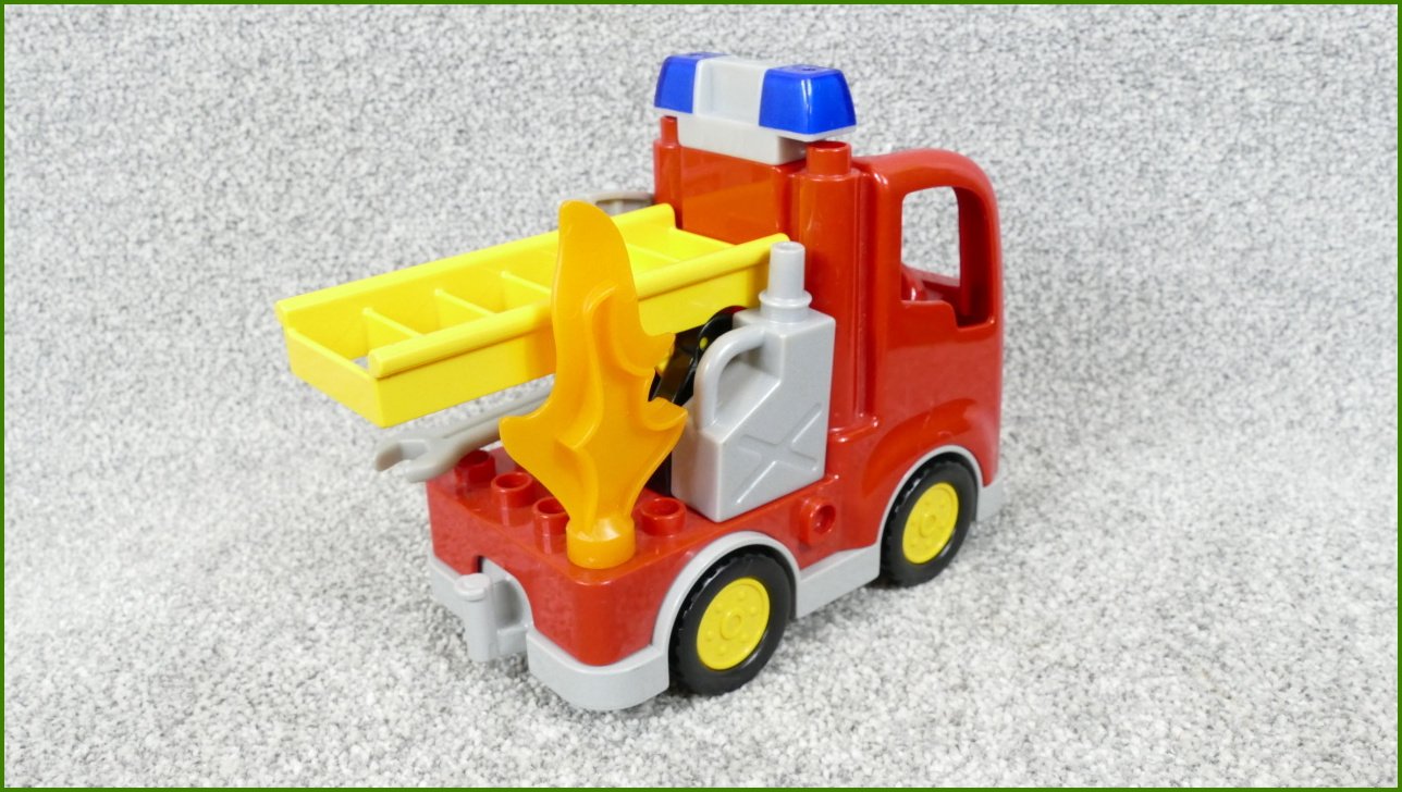 Lego® Duplo® Hasičské Auto se Žebříkem a Příslušenstvím
