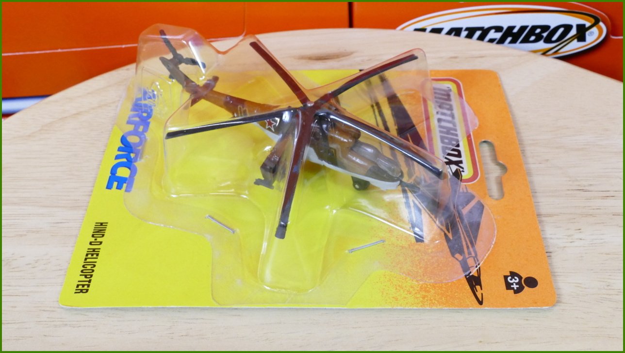 Matchbox Airforce Hind-D Helicopter - model byl otevřen