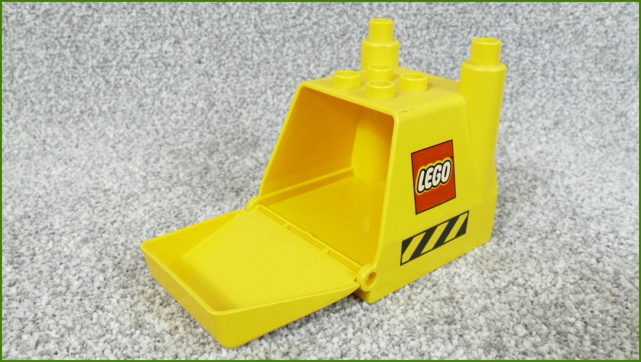 Lego® Duplo® Korba pro Nákladní a Jiná Auta (Žlutý-Nápis Lego)