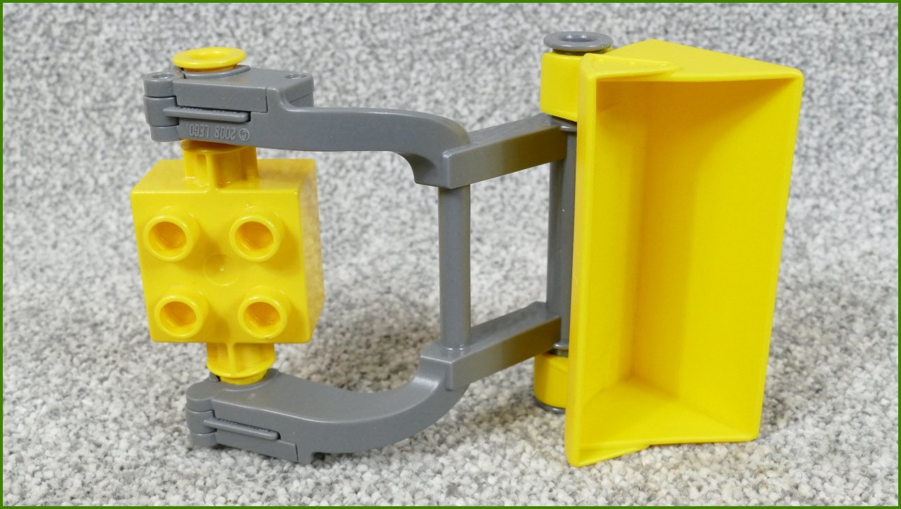 Lego® Duplo® Krátké Rameno s Radlicí (Žlutá Kostka)