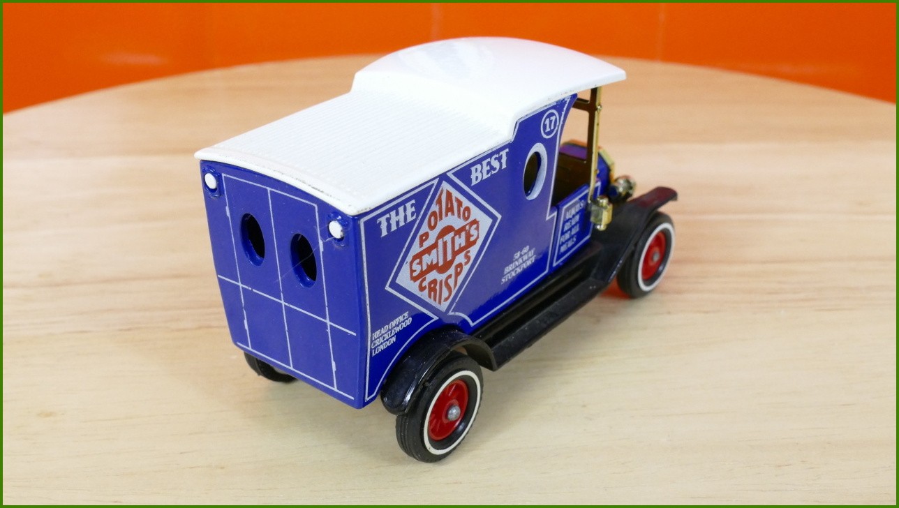 Matchbox Autíčko Models Of Yesteryear - Y-12 - 1912 Ford Model T - Potato Smith's Crisps