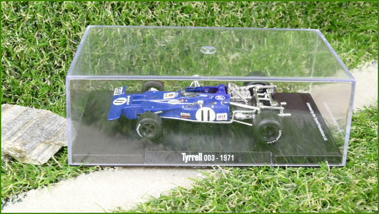 Angličák Formule RBA Collectibles - Tyrell 003 - 1971 - (Jackie Stewart)