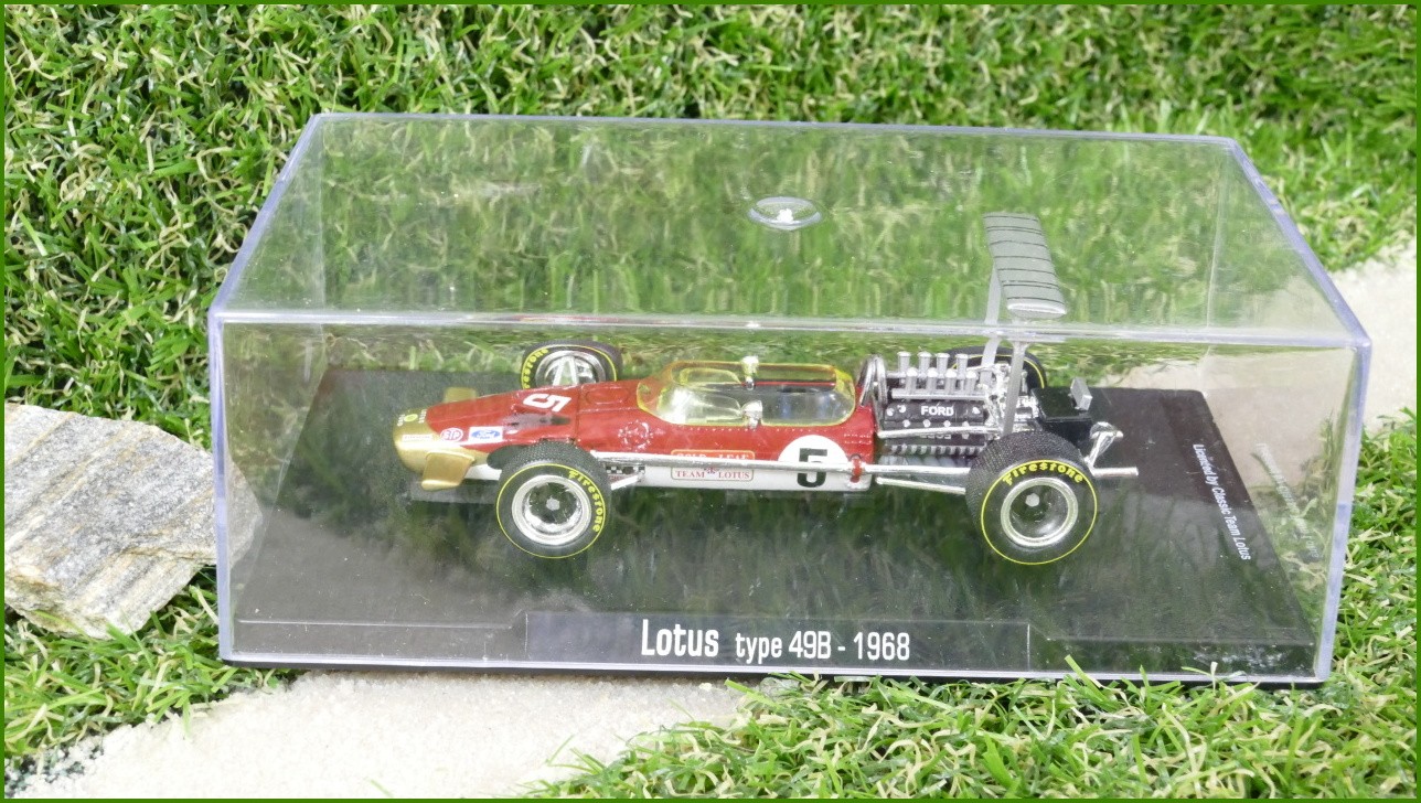Angličák Formule RBA Collectibles - Lotus Type 49B - 1968 (Graham Hill)