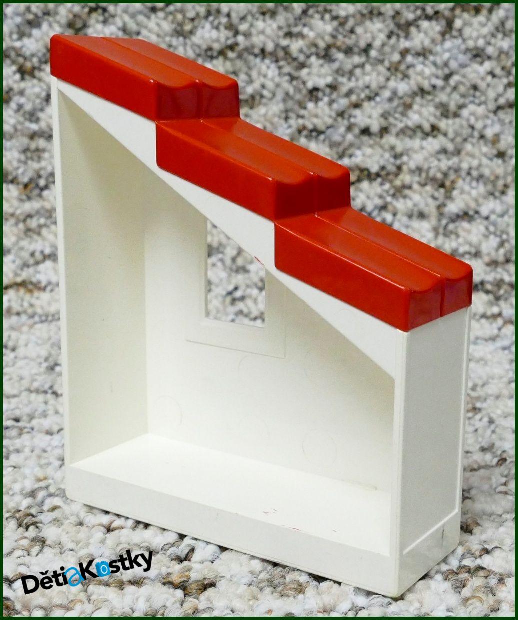 Lego® Duplo® Stěna Domu Červená Levá
