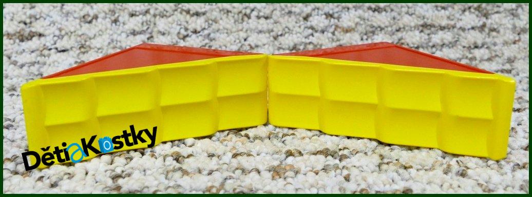 Lego® Duplo® Střechy Vysoké Červeno-Žluté