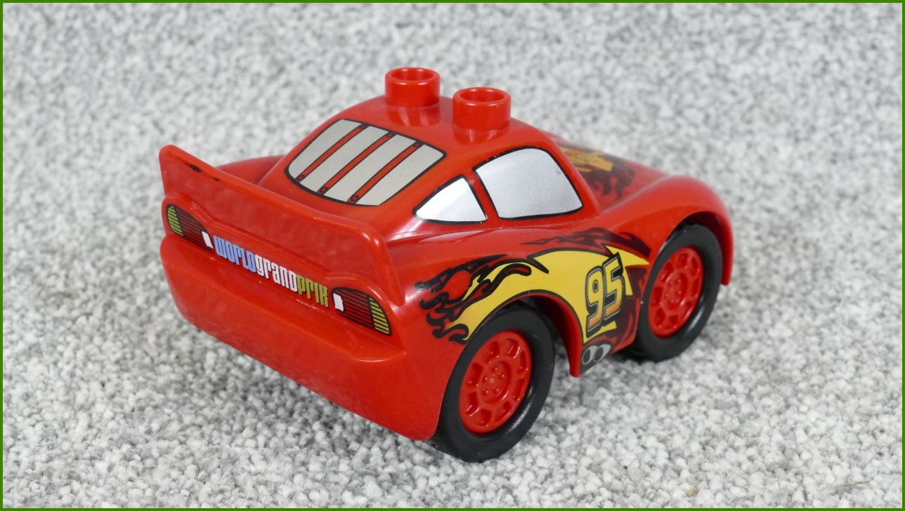 Lego® Duplo® Cars - Blesk McQueen - Piston Cup - Červené Disky