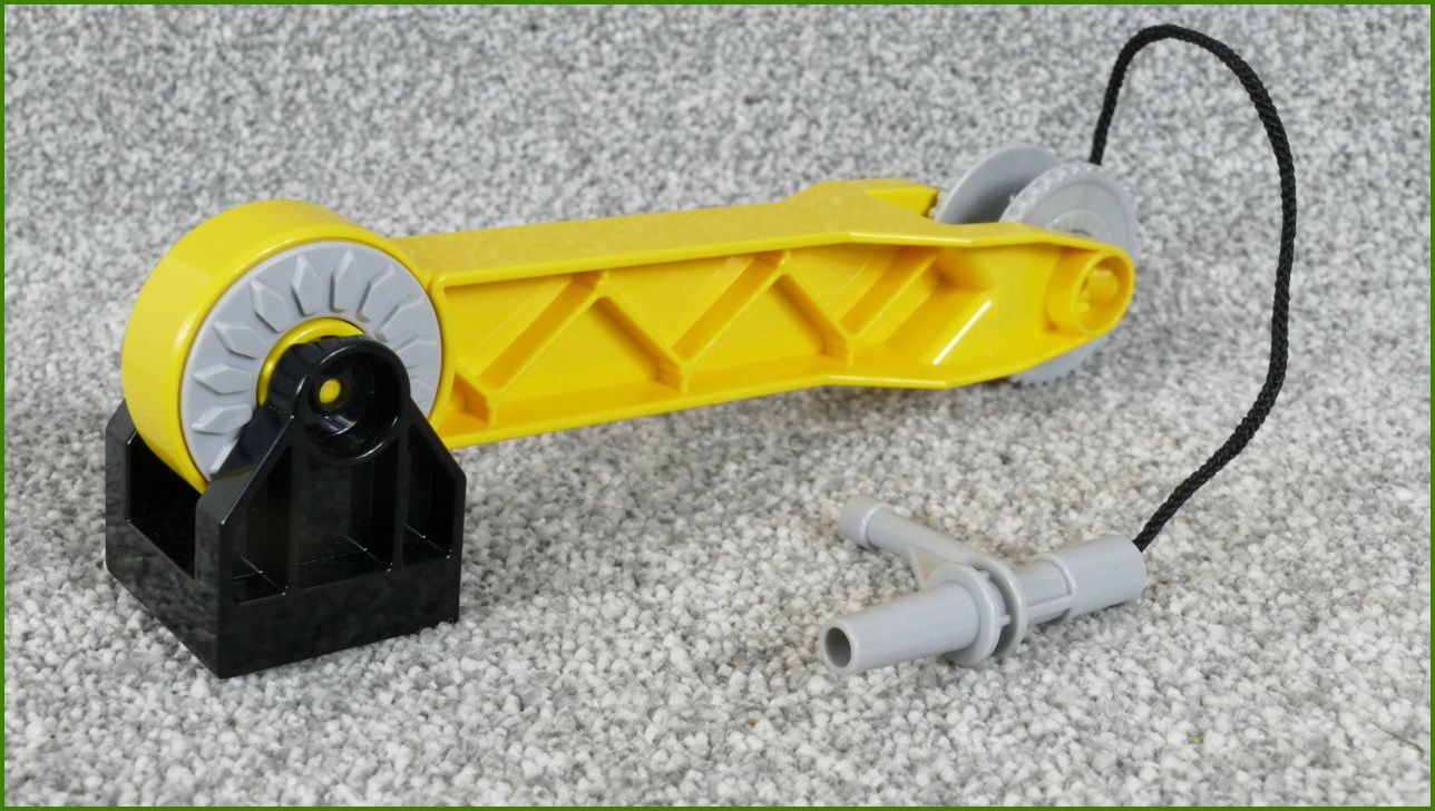 Lego® Duplo® Naviják Žlutý s Tryskou a Dlouhým Ramenem