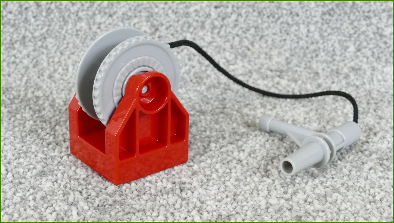 Lego® Duplo® Naviják s Tryskou - Červený Podstavec
