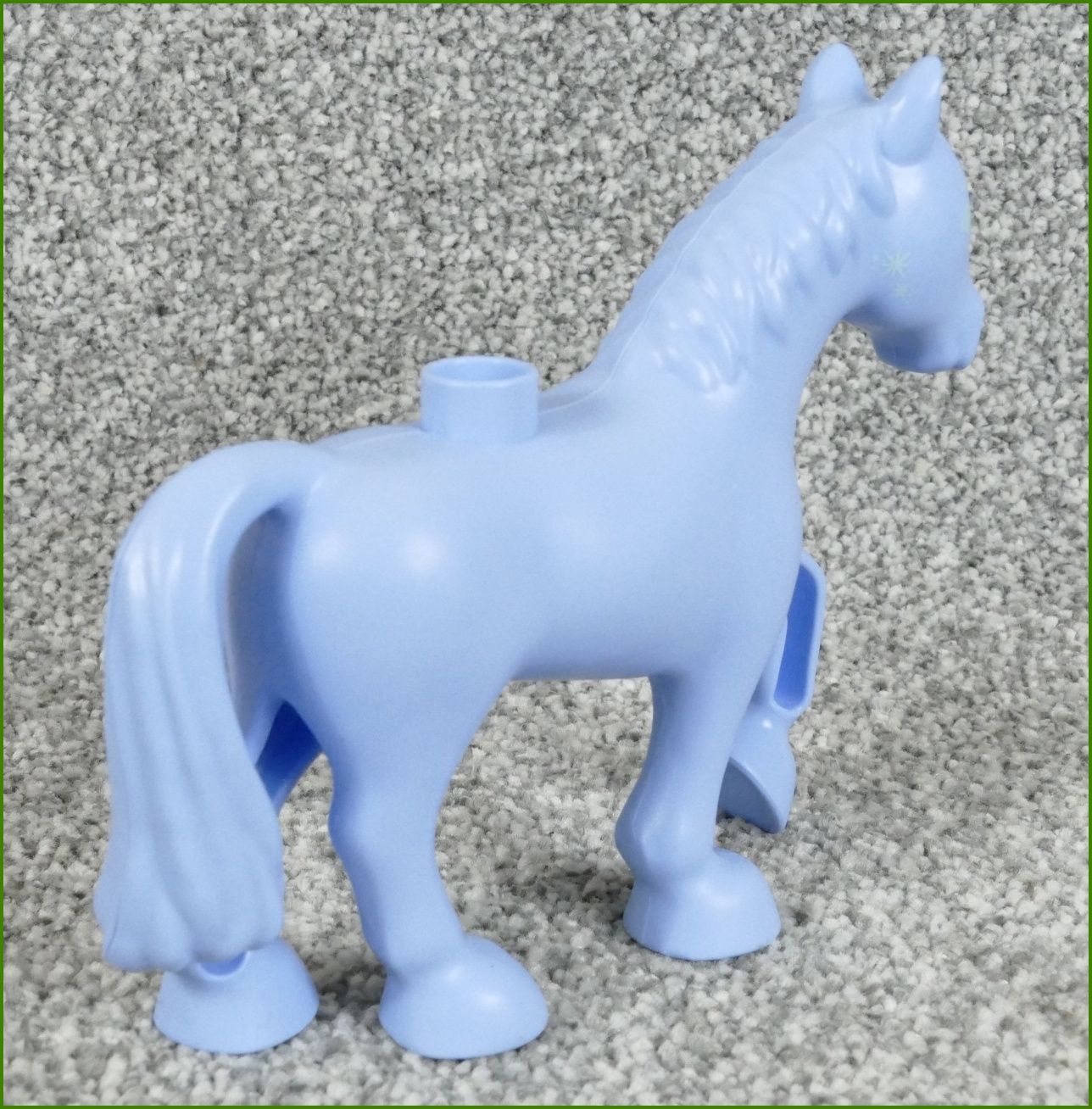 Lego® Duplo® Vodní Kůň Světlounce Modrý Nokk s Hvězdičkami na Krku