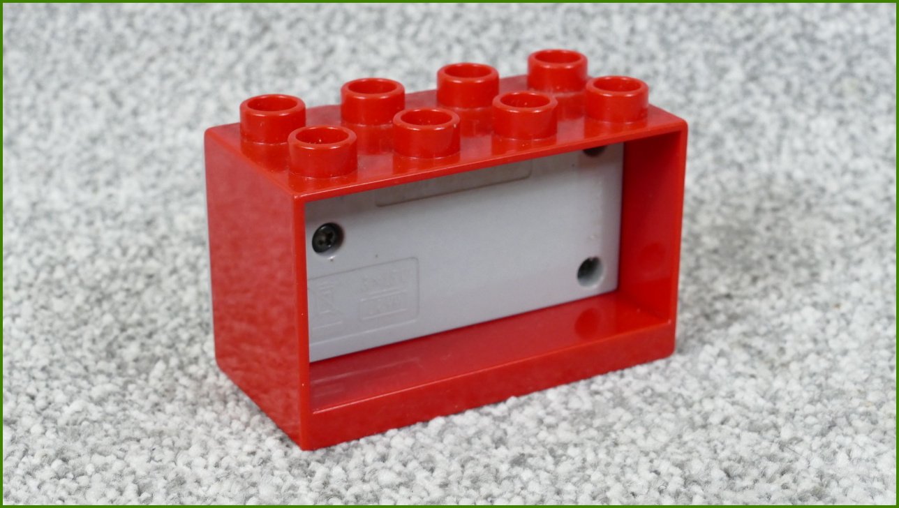 Lego® Duplo® Skříňka/Kontejner se Zvuky Motoru - Šedá Dvířka