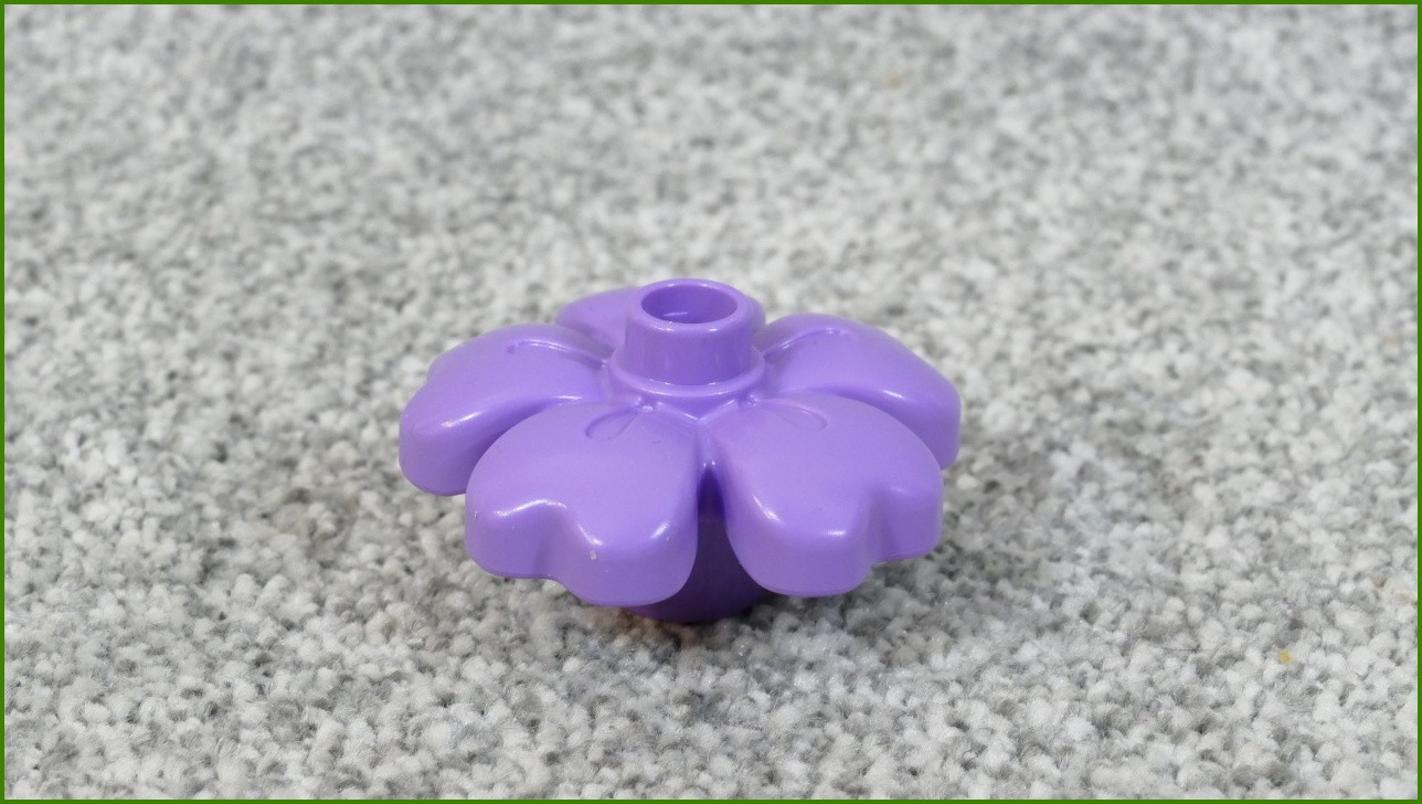 Lego® Duplo® Květina Fialová s Tvarovanými Lístky - Nová
