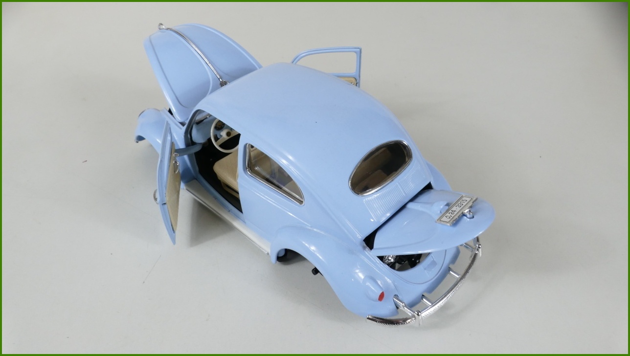 Kovový Model Bburago 1:18 - VW Beetle (1955) 1.000.000th - Viz Popis